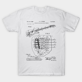 Fender Guitar Patent 1969 T-Shirt